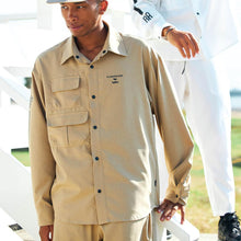 画像をギャラリービューアに読み込む, XRJ-BLOCK (Reflaxストレッチ・シャツジャケット)HEMP
