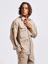 画像をギャラリービューアに読み込む, XRJ-BLOCK (Reflaxストレッチ・シャツジャケット)HEMP