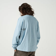 画像をギャラリービューアに読み込む, XLT-SLG(ビッグシルエットL/S TEE)BLUE