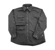 画像をギャラリービューアに読み込む, XWS-BLOCK(ウールライク・シャツジャケット) BLACK