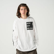画像をギャラリービューアに読み込む, XLT-RETA(ビッグシルエットL/S TEE)WHITE