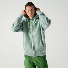 画像をギャラリービューアに読み込む, XZP-PPG(ヘヴィーウェイト スウェットジップパーカー裏起毛)GREEN