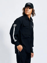 画像をギャラリービューアに読み込む, XRJ-BLOCK (Reflaxストレッチ・シャツジャケット)BLACK