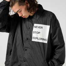 画像をギャラリービューアに読み込む, XBJ-RETA(裏ボア仕様 ナイロン・コーチジャケット)BLACK