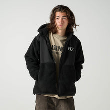 画像をギャラリービューアに読み込む, XBF-SHEEP(シープボア フリース フルジップ パーカジャケット)BLACK