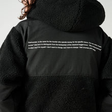 画像をギャラリービューアに読み込む, XBF-SHEEP(シープボア フリース フルジップ パーカジャケット)BLACK