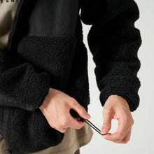 画像をギャラリービューアに読み込む, XBF-SHEEP(シープボア フリース フルジップ パーカジャケット)BLACK