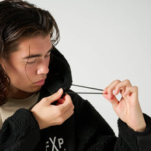 画像をギャラリービューアに読み込む, XBF-SHEEP(シープボア フリース フルジップ パーカジャケット)BLACK