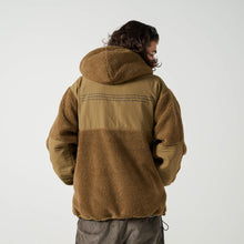 画像をギャラリービューアに読み込む, XBF-SHEEP(シープボア フリース フルジップ パーカジャケット)BROWN
