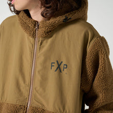 画像をギャラリービューアに読み込む, XBF-SHEEP(シープボア フリース フルジップ パーカジャケット)BROWN
