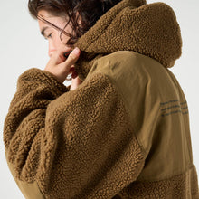 画像をギャラリービューアに読み込む, XBF-SHEEP(シープボア フリース フルジップ パーカジャケット)BROWN