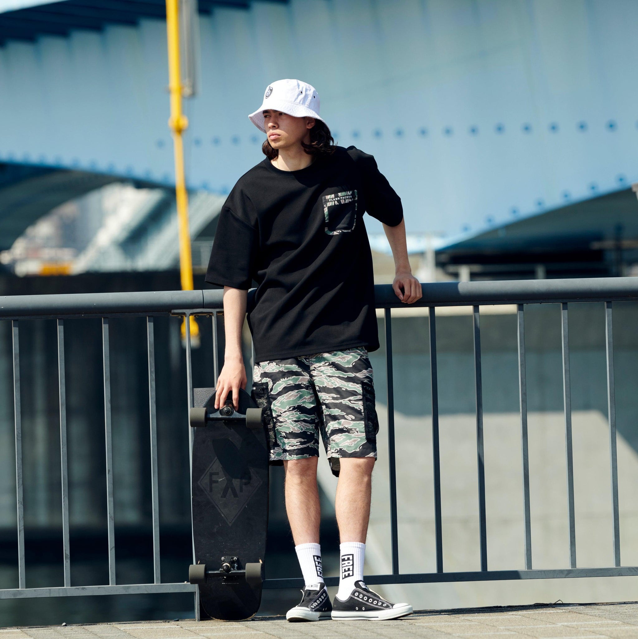 XMHP-CARGO(総柄ハイブリッドカーゴショーツ) CAMO - FLASH PACKER