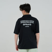 画像をギャラリービューアに読み込む, XPL-RLX(高機能カノコ・リラックスポロシャツ)BLACK