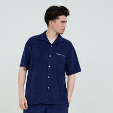 画像をギャラリービューアに読み込む, XPS-SHIRTS(プレミアムパイル オープンカラーシャツ)NAVY