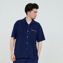 画像をギャラリービューアに読み込む, XPS-SHIRTS(プレミアムパイル オープンカラーシャツ)NAVY
