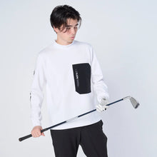 画像をギャラリービューアに読み込む, XLMK-PKT(ウルトラストレッチ モックネック ロングスリーブシャツ)WHITE