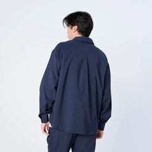 画像をギャラリービューアに読み込む, XRJ-BLOCK2 (Reflax® ストレッチ シャツ ジャケット)NAVY