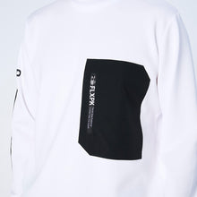 画像をギャラリービューアに読み込む, XLMK-PKT(ウルトラストレッチ モックネック ロングスリーブシャツ)WHITE