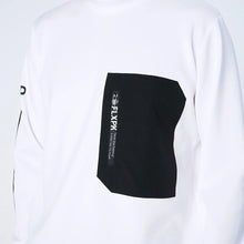 画像をギャラリービューアに読み込む, XLMK-PKT(ウルトラストレッチ モックネック ロングスリーブシャツ)WHITE