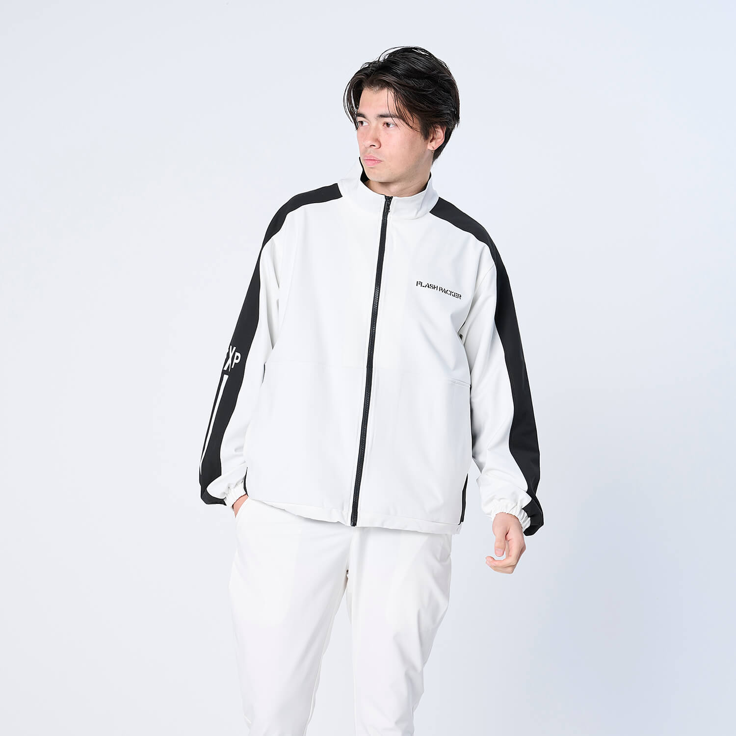 XJK-TRACKS（SOLOTEX® Eco-Hybrid トラックジャケット）WHITE