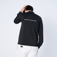 画像をギャラリービューアに読み込む, XLMK-PKT(ウルトラストレッチ モックネック ロングスリーブシャツ)BLACK