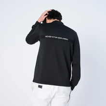 画像をギャラリービューアに読み込む, XLMK-PKT(ウルトラストレッチ モックネック ロングスリーブシャツ)BLACK