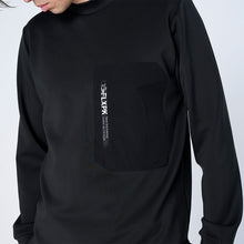 画像をギャラリービューアに読み込む, XLMK-PKT(ウルトラストレッチ モックネック ロングスリーブシャツ)BLACK