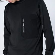 画像をギャラリービューアに読み込む, XLMK-PKT(ウルトラストレッチ モックネック ロングスリーブシャツ)BLACK