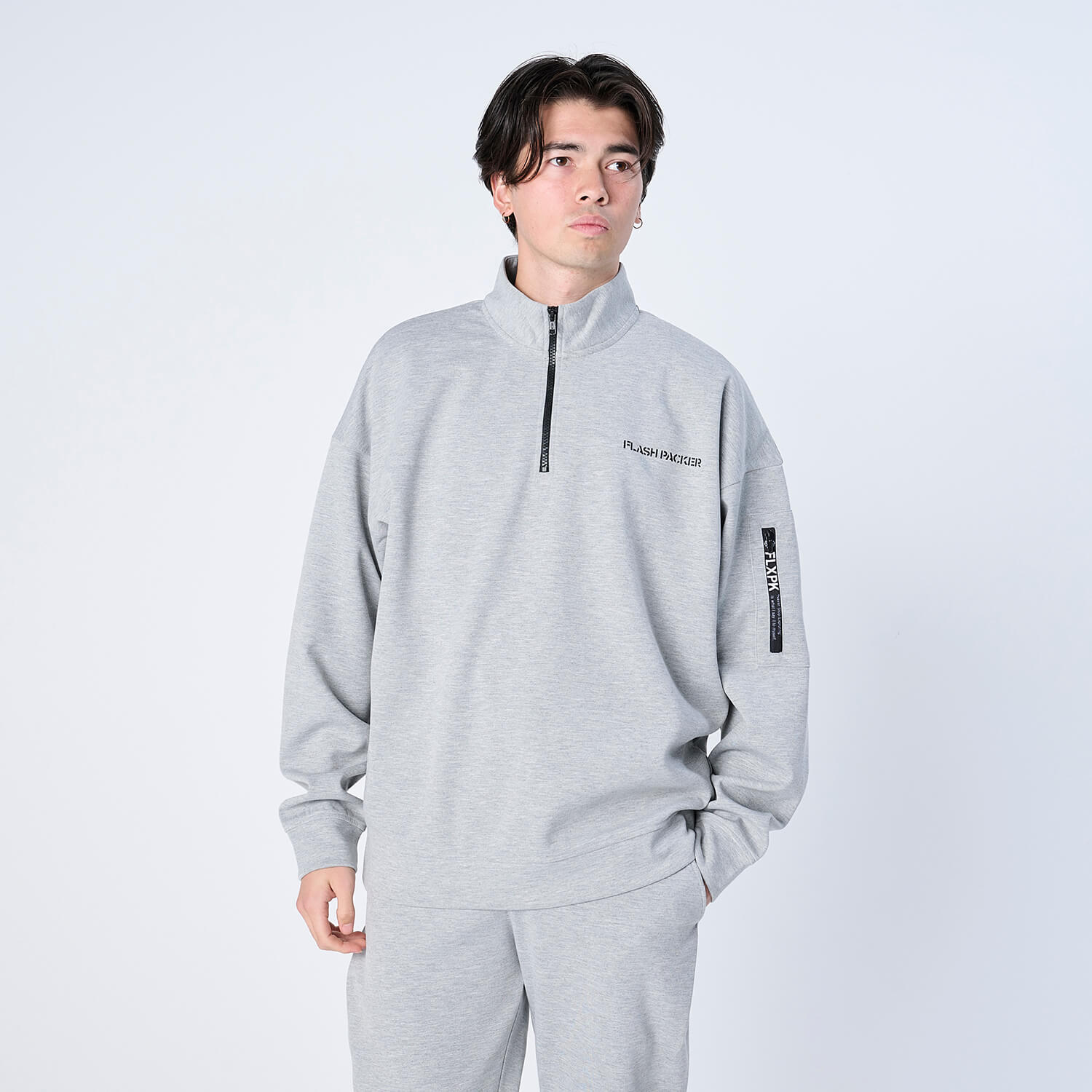 XP-AIR HALFZIP（エアテンション® ダンボールニット ジップパーカー