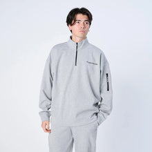 画像をギャラリービューアに読み込む, XP-AIR HALFZIP(エアテンション® ダンボールニット ハーフジップスウェット)GRAY