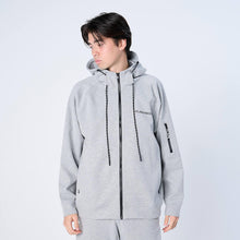 画像をギャラリービューアに読み込む, XP-AIR PARKA(エアテンション® ダンボールニット ジップパーカー)GRAY