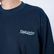 画像をギャラリービューアに読み込む, XSMLT-WV(Dry Silky Cotton®セミモックネック ロングスリーブTシャツ)NAVY