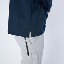 画像をギャラリービューアに読み込む, XSMLT-WV(Dry Silky Cotton®セミモックネック ロングスリーブTシャツ)NAVY