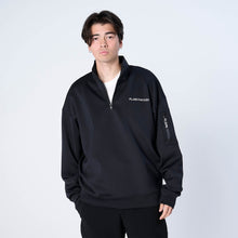 画像をギャラリービューアに読み込む, XP-AIR HALFZIP(エアテンション® ダンボールニット ジップパーカー)BLACK