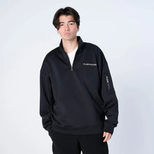 画像をギャラリービューアに読み込む, XP-AIR HALFZIP(エアテンション® ダンボールニット ハーフジップスウェット)BLACK