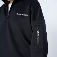画像をギャラリービューアに読み込む, XP-AIR HALFZIP(エアテンション® ダンボールニット ジップパーカー)BLACK