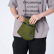 画像をギャラリービューアに読み込む, XNB-POUCH MESH(メッシュ素材 巾着型ショルダーバッグ)KHAKI-OLIVE