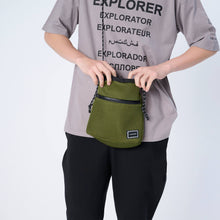 画像をギャラリービューアに読み込む, XNB-POUCH MESH(メッシュ素材 巾着型ショルダーバッグ)KHAKI-OLIVE