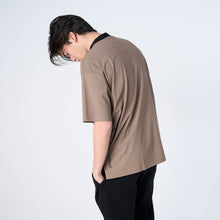 画像をギャラリービューアに読み込む, XDMT-MK(スーパードライストレッチ モックネック Tシャツ)BROWN