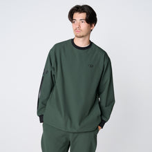 画像をギャラリービューアに読み込む, XJK-3R II PULL(ストレッチ裏起毛ナイロンプルオーバー)KHAKI