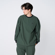 画像をギャラリービューアに読み込む, XJK-3R II PULL(ストレッチ裏起毛ナイロンプルオーバー)KHAKI