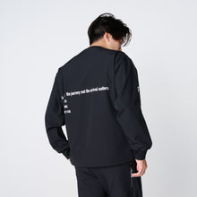 画像をギャラリービューアに読み込む, XJK-3R II PULL(ストレッチ裏起毛ナイロンプルオーバー)BLACK