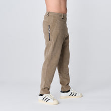 画像をギャラリービューアに読み込む, WARM EASY PANTS(ダブルニットイージーパンツ)BROWN