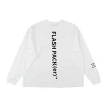画像をギャラリービューアに読み込む, XLT-VERT(ビッグシルエット L/S TEE)WHITE - FLASH PACKER