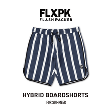 画像をギャラリービューアに読み込む, XBS-MTR(ストレッチ・ハイブリッド ボードショーツ)STRIPE