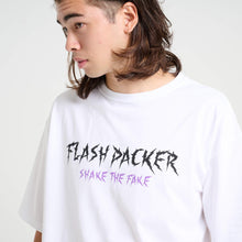 画像をギャラリービューアに読み込む, XT-DKNS(ビッグシルエット TEE)WHITE - FLASH PACKER
