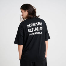 画像をギャラリービューアに読み込む, XT-AD(ビッグシルエット TEE)BLACK - FLASH PACKER