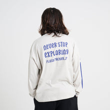 画像をギャラリービューアに読み込む, XLT-AD(ビッグシルエット L/S TEE)WHITE - FLASH PACKER
