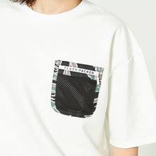 画像をギャラリービューアに読み込む, XMPT-PKT(異素材ポケット TEE)WHITE-CAMO - FLASH PACKER