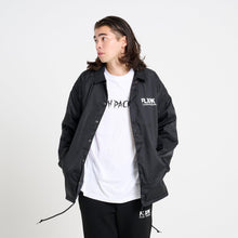 画像をギャラリービューアに読み込む, XCJ-LOG(撥水ナイロン・コーチジャケット)BLACK - FLASH PACKER